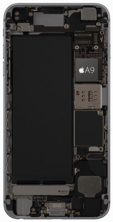 inside of iPhone 6s